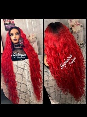 Human Hair Blended Lace Front Wig